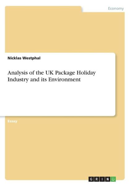 Cover for Westphal · Analysis of the UK Package Hol (Book)