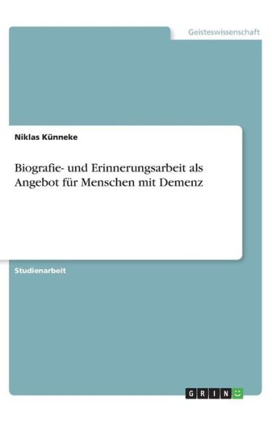 Cover for Künneke · Biografie- und Erinnerungsarbei (Book)