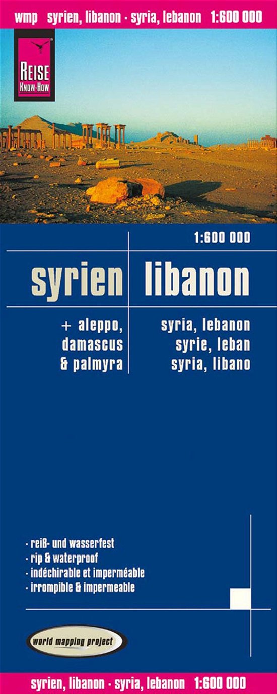 Reise Know-How · Syria & Lebanon, World Mapping Project (Print) [6e uitgave] (2011)