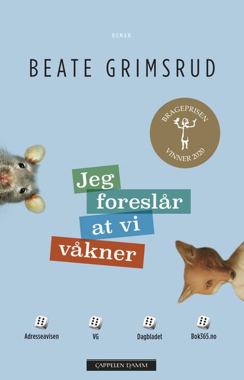 Cover for Beate Grimsrud · Jeg foreslår at vi våkner : roman (Paperback Book) (2020)
