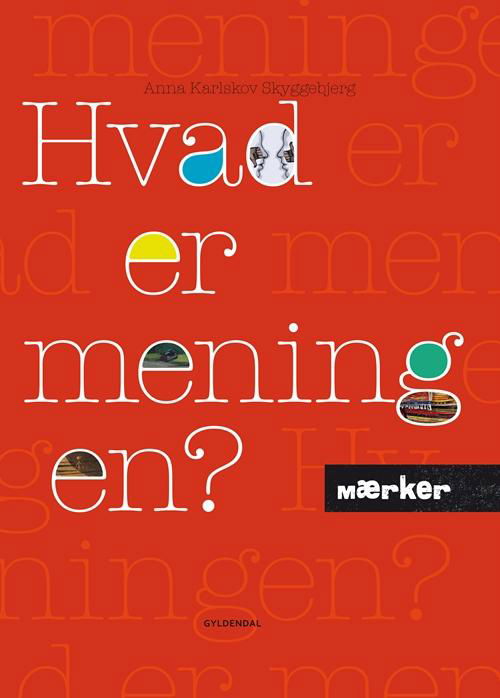 Cover for Anna Karlskov Skyggebjerg · Mærker: MÆRKER - Hvad er meningen? (Bound Book) [1º edição] (2015)