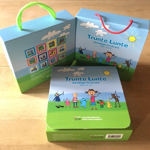 Trunte Lunte: Trunte Lunte kuffert med 12 bøger - Anne Holst Moulvad - Merchandise - Forlaget Trunte Lunte - 9788791623257 - October 1, 2019