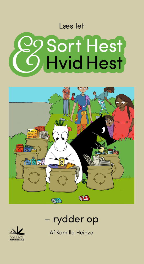 Sort Hest & Hvid Hest læser let: Sort Hest & Hvid Hest rydder op (Hardcover Book) [1. wydanie] (2024)