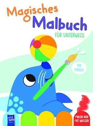 Cover for Magisches Malbuch für unterwegs - Cover Seelöwe (Book) (2025)