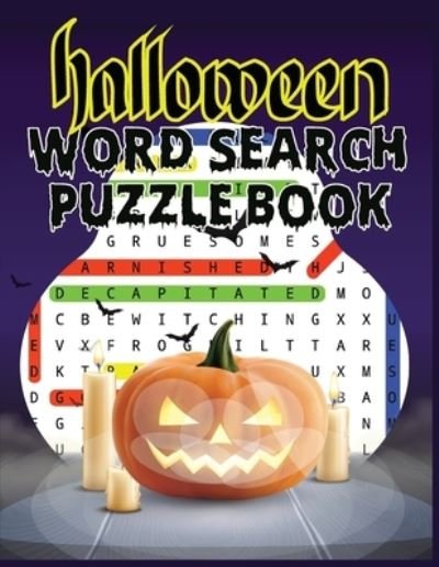 Cover for Kr Print House · Halloween Word Search Puzzle Book: Exercise Your Brain With Holiday Word Search Puzzle Books For Adults and Smart kids (Halloween Word Search) (Paperback Book) (2021)