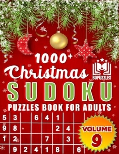 Cover for Bopuzzles · 1000+ Christmas Sudoku Puzzles Volume 9 (Paperback Book) (2020)