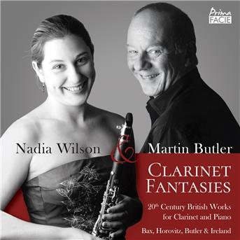 Cover for Nadia Wilson &amp; Martin Butler · Clarinet Fantasies: 20Th Century Works For Clarinet And Piano (CD) (2018)