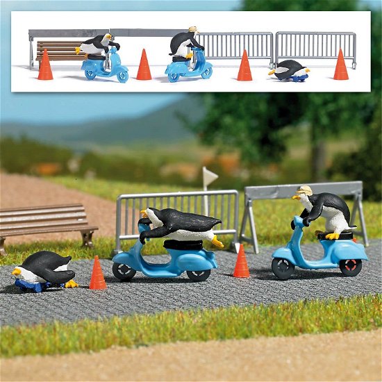 Cover for Busch · A-set: Pinguine Rollerfahrt H0 (9/22) * (Toys)