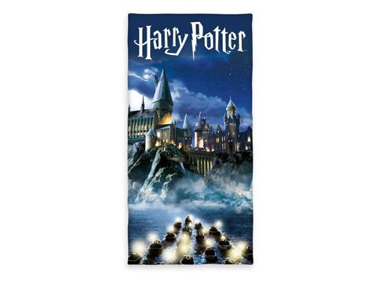 Harry Potter Velours-Handtuch Blau 70 x 140 cm -  - Merchandise - Klaus Herding GmbH - 4006891971258 - 19. März 2024