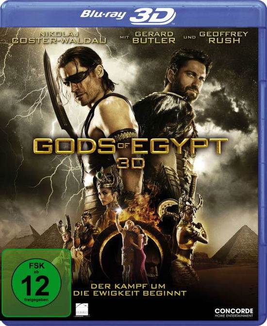 Cover for Gerard Butler / Geoffrey Rush · Gods of Egypt 3D,Blu-r.4125 (Book) (2016)