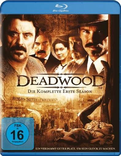Cover for Jim Beaver,ian Mcshane,john Hawkes · Deadwood-season 1 (Blu-ray,3 Discs) (Blu-ray) (2013)