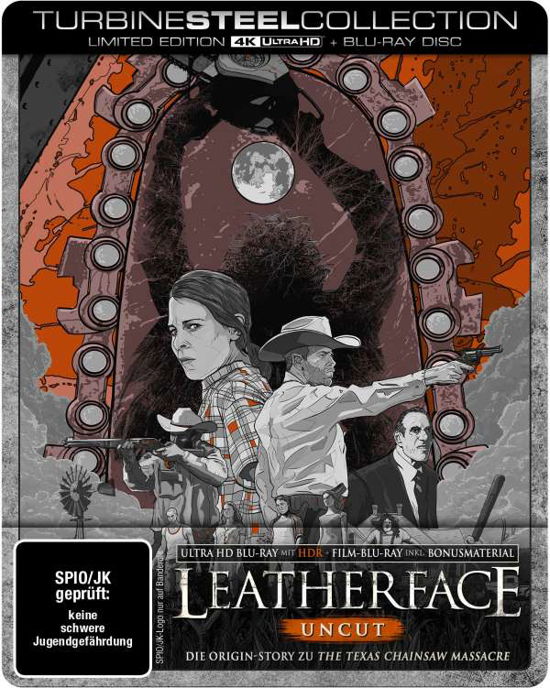 Br Leatherface Uncut (4k Uhd) (turbine Steel Collection) - Maury,julien / Bustillo,alexandre - Fanituote -  - 4260294859258 - perjantai 26. maaliskuuta 2021