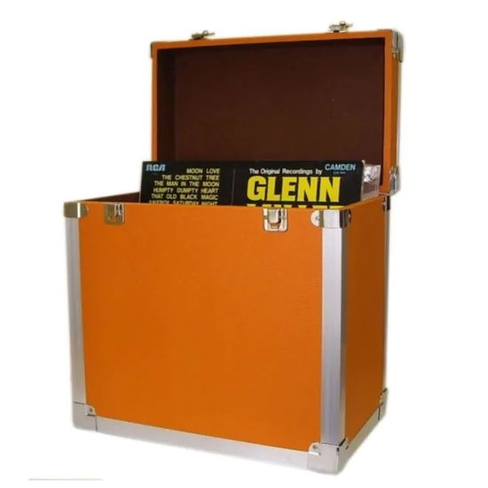 50 LP Record Storage Carry Case - Orange -  - Koopwaar - STEEPLETONE - 5025088205258 - 