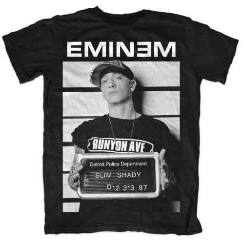 Cover for Eminem · Eminem Unisex T-Shirt: Arrest (T-shirt) [size M] [Black - Unisex edition] (2015)