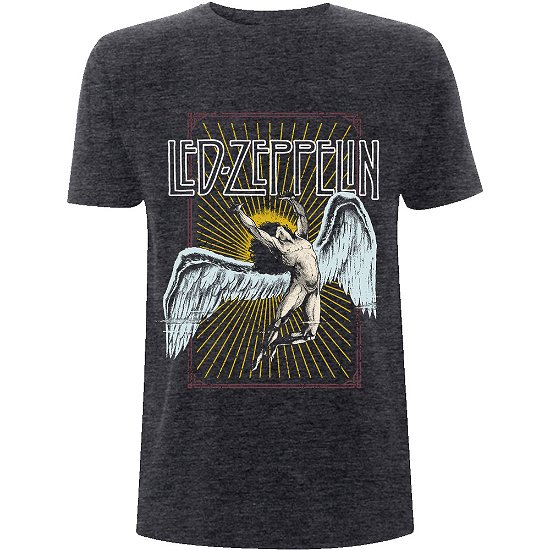 Cover for Led Zeppelin · Led Zeppelin Unisex T-Shirt: Icarus (T-shirt) [size M] [Grey - Unisex edition]
