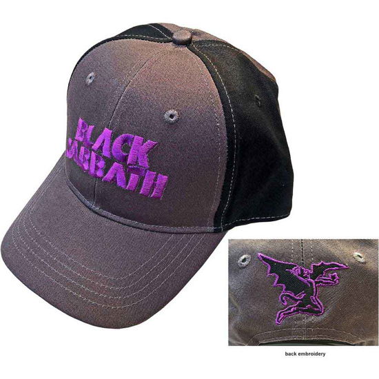 Cover for Black Sabbath · Black Sabbath Unisex Baseball Cap: Wavy Logo (Black &amp; Charcoal Grey) (2-Tone) (CLOTHES) [Black Grey - Unisex edition] (2019)