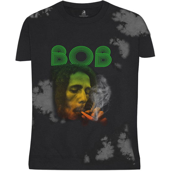 Bob Marley Unisex T-Shirt: Smoke Gradient (Wash Collection) - Bob Marley - Merchandise -  - 5056368668258 - 