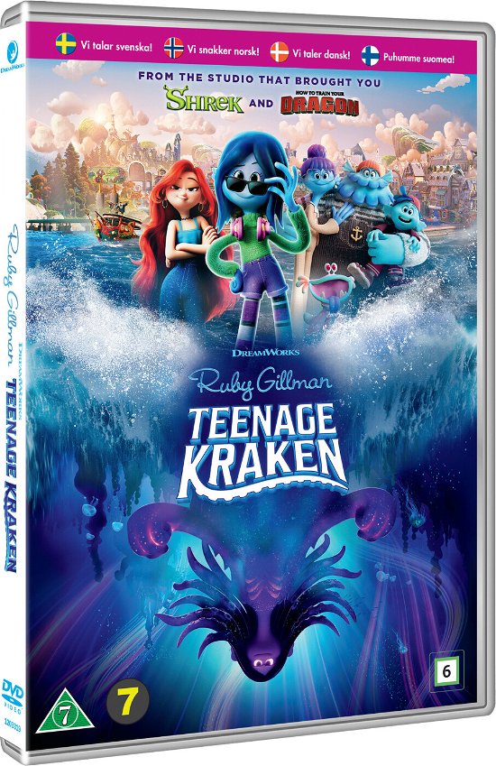 Cover for Dreamworks · Ruby Gillman And The Teenage Kraken (DVD) (2023)
