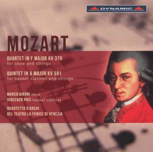 Cover for Mozart / Gironi / Paci · Quartet in F Major &amp; Quintet in a Major (CD) (2012)