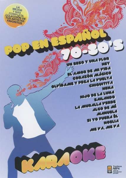 Karaoke Pop en Espanol 70-80's,DVD - V/A - Bøger - BLANCO Y NEGRO - 8421597094258 - 9. december 2016