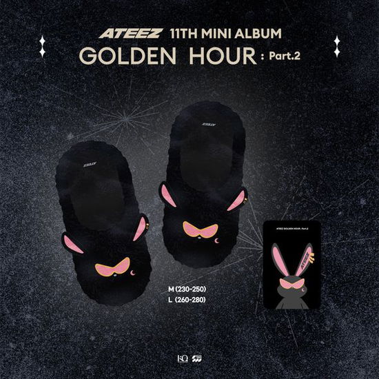 Cover for ATEEZ · Golden Hour pt.2 - MITO Fur Slippers (Chinelos) [size M] [Fur Slippers edition] [Size Medium] (2024)