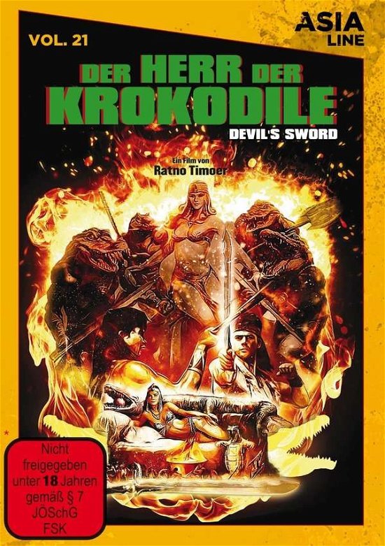 Cover for Asia Line · Der Herr Der Krokodile - Devils Sword (DVD) (2019)