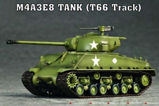 Trumpeter - 07225 - Modellbausatz M4a3e8 Tank - T66 Track - Trumpeter - Merchandise - Trumpeter - 9580208072258 - 