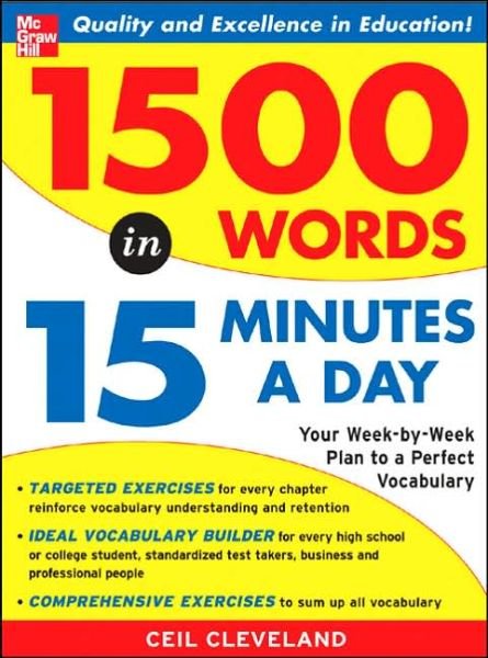 Cover for Ceil Cleveland · 1500 Words in 15 Minutes a Day (Pocketbok) [Ed edition] (2005)