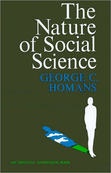 Cover for George Caspar · Nature of Social Science (Harbinger Books) (Paperback Book) (1967)