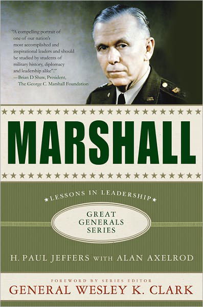 Cover for H. Paul Jeffers · Marshall: Lessons in Leadership - Great Generals (Paperback Bog) (2011)