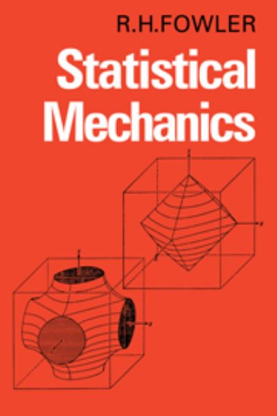 Cover for Fowler · Statistical Mechanics (Hardcover Book) (1967)