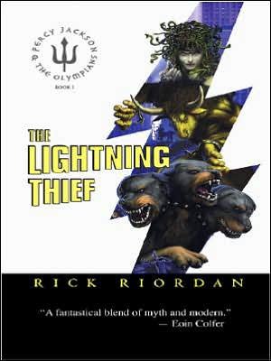 Cover for Rick Riordan · The Lightning Thief (Percy Jackson and the Olympians, Book 1) (Hardcover bog) (2006)