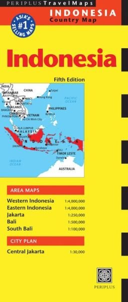 Cover for Periplus Editions · Indonesia Travel Map Fifth Edition (Landkarten) (2013)