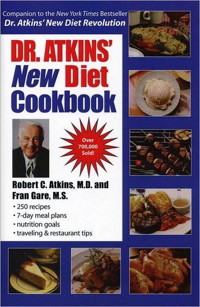 Cover for Atkins, M.D., Robert C. · Dr. Atkins' New Diet Cookbook (Gebundenes Buch) (2000)