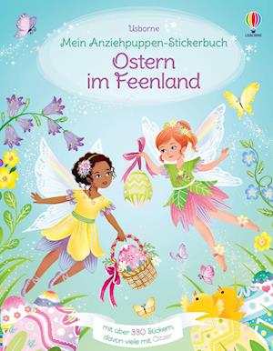 Cover for Mein Anziehpuppen-Stickerbuch: Ostern im Feenland (Buch) (2025)