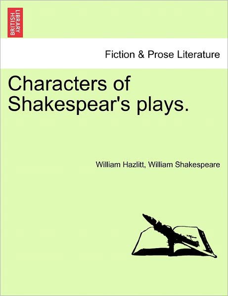 Cover for William Hazlitt · Characters of Shakespear's Plays. (Taschenbuch) (2011)