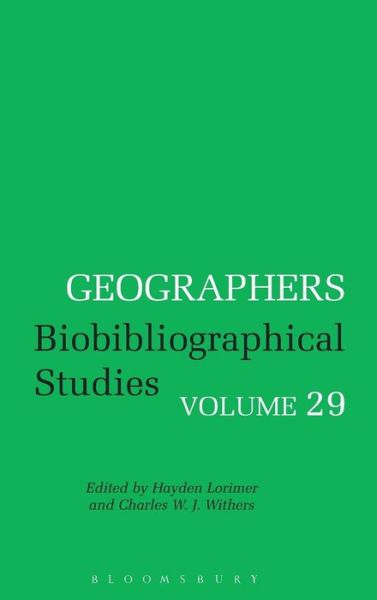 Cover for Charles Withers · Geographers Volume 29 (Hardcover Book) (2010)