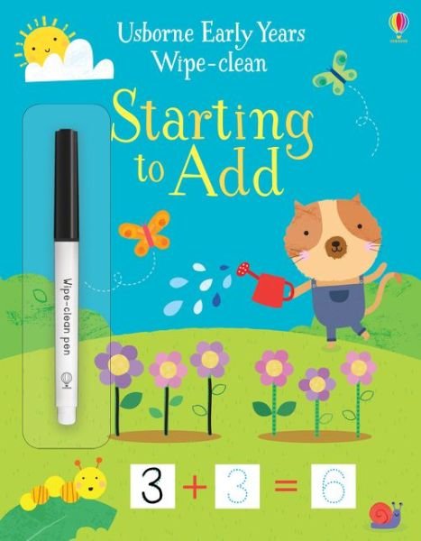 Cover for Jessica Greenwell · Early Years Wipe-Clean Starting to Add - Usborne Early Years Wipe-clean (Paperback Book) (2020)