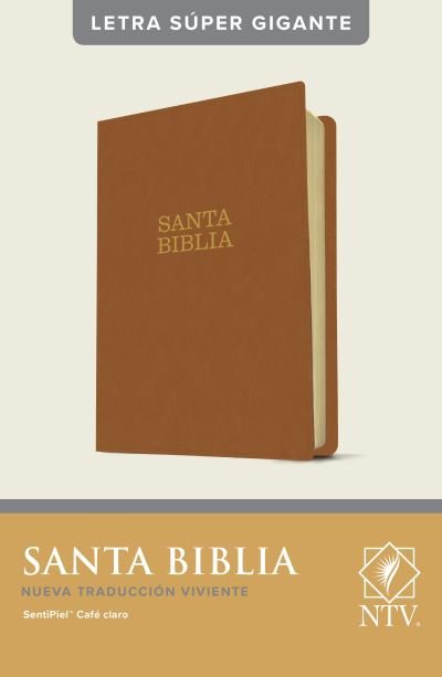 Cover for Tyndale · Santa Biblia NTV, letra súper gigante (Imiteret Læderbog) (2021)
