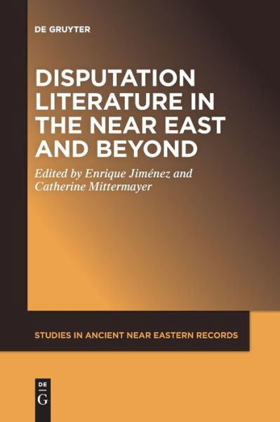 Cover for Enrique Jimenez · Disputation Literature in the Near East and Beyond (Pocketbok) (2022)