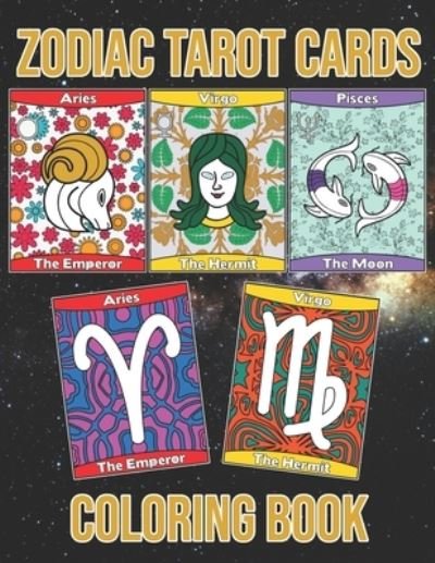 Cover for New Age Wicca Journal · Zodiac Tarot Cards (Paperback Bog) (2019)