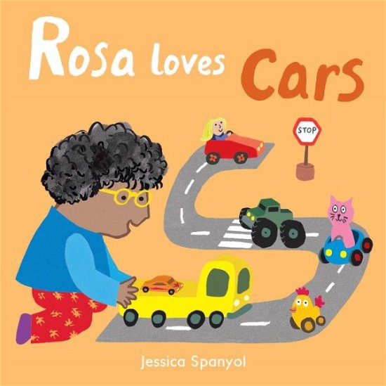Cover for Jessica Spanyol · Rosa Loves Cars - All About Rosa (Board book) (2018)