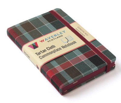 Cover for Waverley Scotland · Waverley (M): Gordon Red Weathered Tartan Cloth Commonplace Notebook (Inbunden Bok) (2016)
