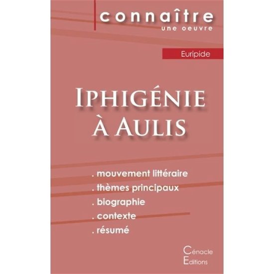 Cover for Euripide · Fiche de lecture Iphigenie a Aulis de Euripide (Analyse litteraire de reference et resume complet) (Taschenbuch) (2022)