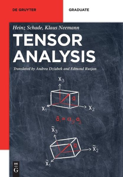 Cover for Heinz Schade · Tensor Analysis - De Gruyter Textbook (Paperback Book) (2018)