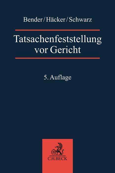 Cover for Häcker · Tatsachenfeststellung vor Gerich (Bog)