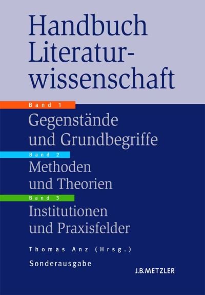 Cover for Anz · Handbuch Literaturwissenschaft (Paperback Book) (2013)