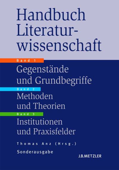 Cover for Anz · Handbuch Literaturwissenschaft (Paperback Bog) (2013)