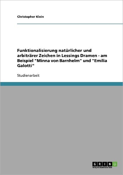 Cover for Klein · Funktionalisierung natürlicher un (Book) [German edition] (2013)