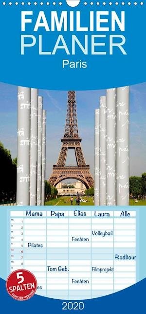 Paris - Familienplaner hoch (Wa - Gabriel - Books -  - 9783671125258 - 
